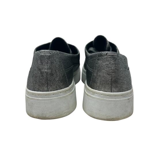 Eileen Fisher Prop Platform Sneakers Low‎ Top Metallic Silver Gunmetal Size US 8 - Picture 10 of 14